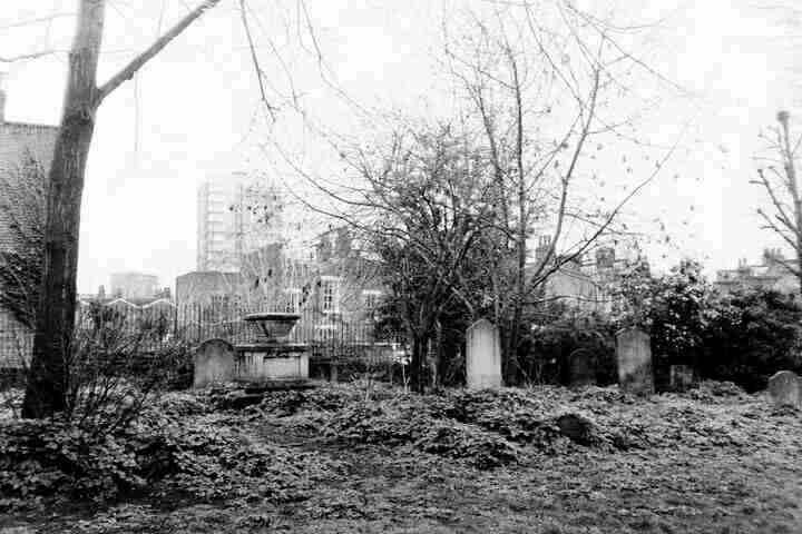 An old graveyard.